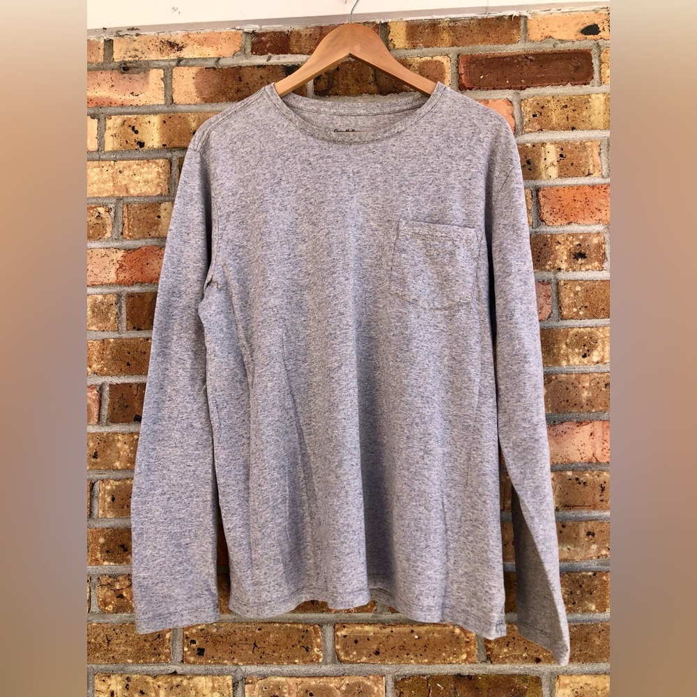 Goodfellow & Co Heather Gray Long Sleeve Tee